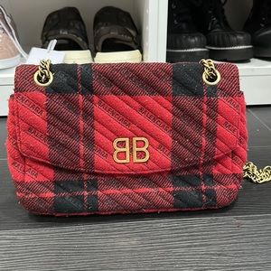 Red & Black Balenciaga Bag